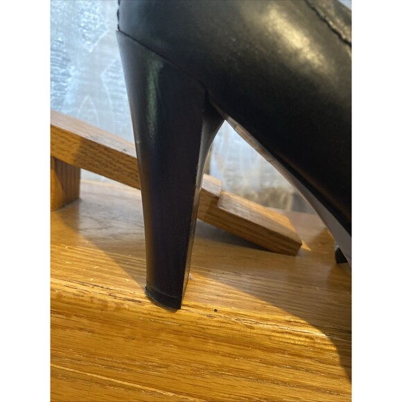 Biala Italian‎ Leather High Heel Booties Women's Shoes Black Size 10 Soft - Picture 4 of 11